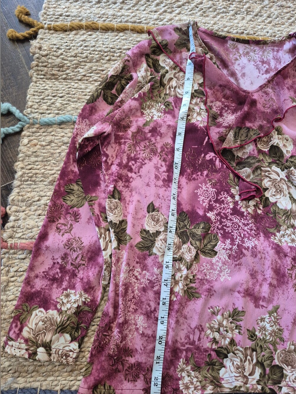 Floral Ruffled Top - Picture 4 of 5